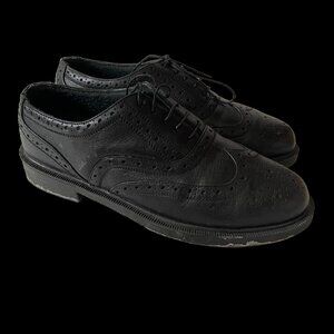 HuntClub Black Leather Dress Shoes Men's US 7.5